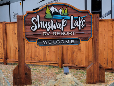 RV lot for rent Shuswap Lake