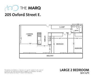 1 bedroom in a 2 bedroom apartment. 205 Oxford St. E