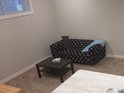 Calgary Basement For Rent | Seton | Furnished Basement Apartment (Available from