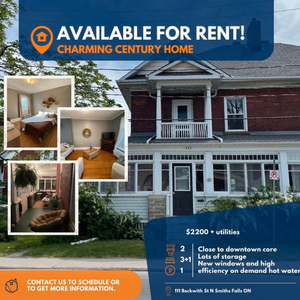 Charming Century Home for rent 3+ Bedroom