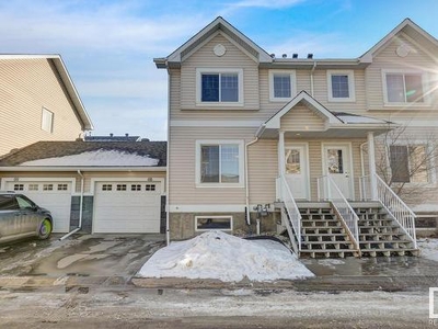 Duplex For Sale In Silver Berry, Edmonton, Alberta