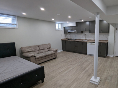 Newly renovated Furnished basement studio for rent Scarborough