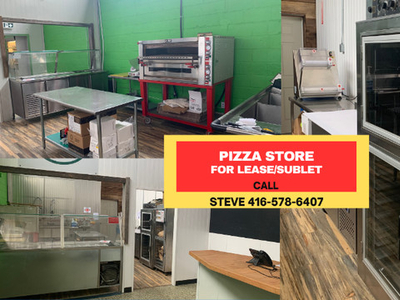 Pizza Store for Lease/Sublet