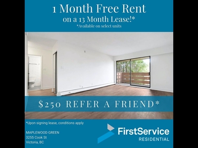 Victoria Pet Friendly Apartment For Rent | Hillside - Quadra | 3255 Cook St