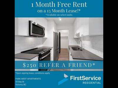 Victoria Pet Friendly Apartment For Rent | Victoria West | 55 Bay St