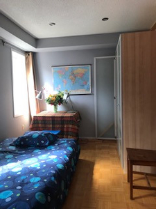 Cute, sunny room with own toilet. Telephone: 416-721-7591