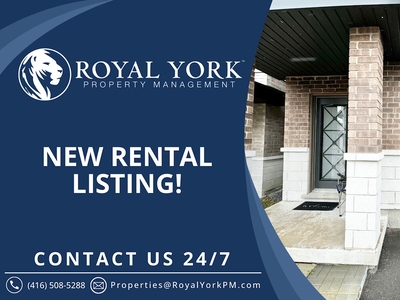 Pickering Pet Friendly Townhouse For Rent | 4 BED 4 BATH