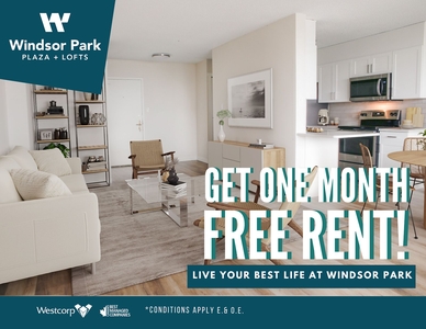 Edmonton Pet Friendly Apartment For Rent | Garneau | ONE MONTH FREE | Pet-Friendly