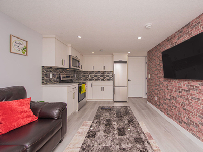 Calgary Pet Friendly Basement For Rent | Glacier Ridge | EXQUISITE FULLY FURNISHED 1 BEDROOM