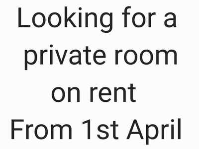 Looking for a private room on rent in malton