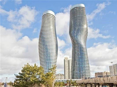 2 bed & 1 bath in City Center of Mississauga opposite Square One