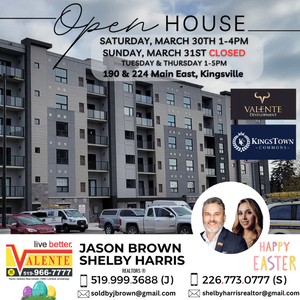 OPEN HOUSE SATURDAY MARCH 30th 1-4pm 224 Main E, Kingsville ON