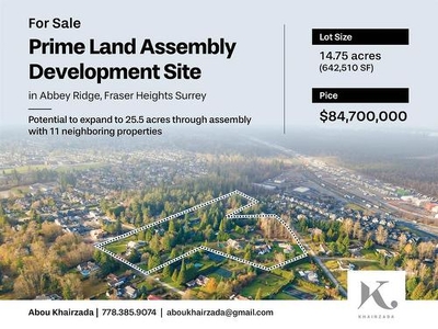 Vacant Land For Sale In Guildford, Surrey, British Columbia
