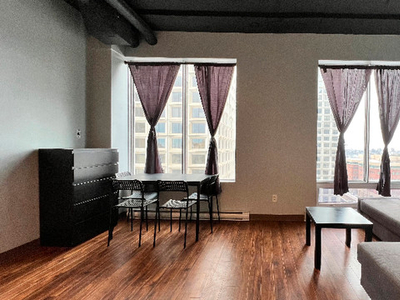Stunning Downtown Loft! LRT to UofA! Love this style! Airbnb too