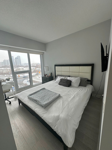 Furnished master bedroom in Downtown