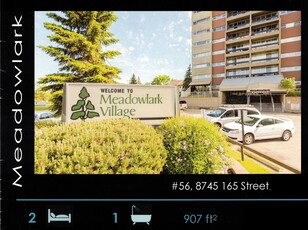 Edmonton Condo Unit For Rent | Meadowlark Park | 2-bedroom apartment includes electricity, water