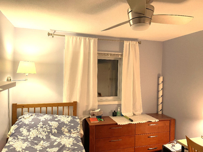 Furnished room with utilities is available at a newer property