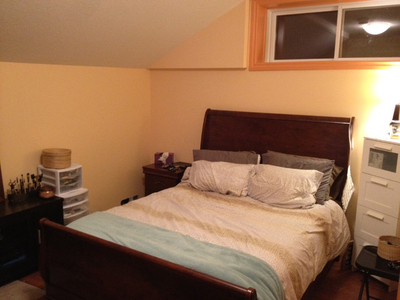 Large bedroom with Private Washroom for Female
