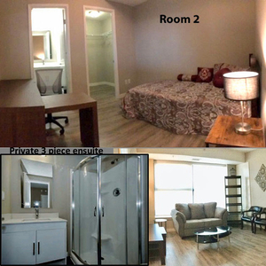 One Room with private ensuite bath and walk-in closet. All in!