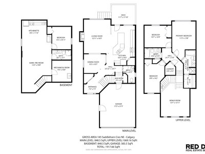 Calgary House For Rent | Saddle Ridge | Spacious 3 bedroom - 3