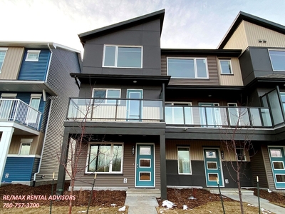 Edmonton Pet Friendly Townhouse For Rent | Heritage Valley | BRAND NEW&NEVER LIVED IN 3BED
